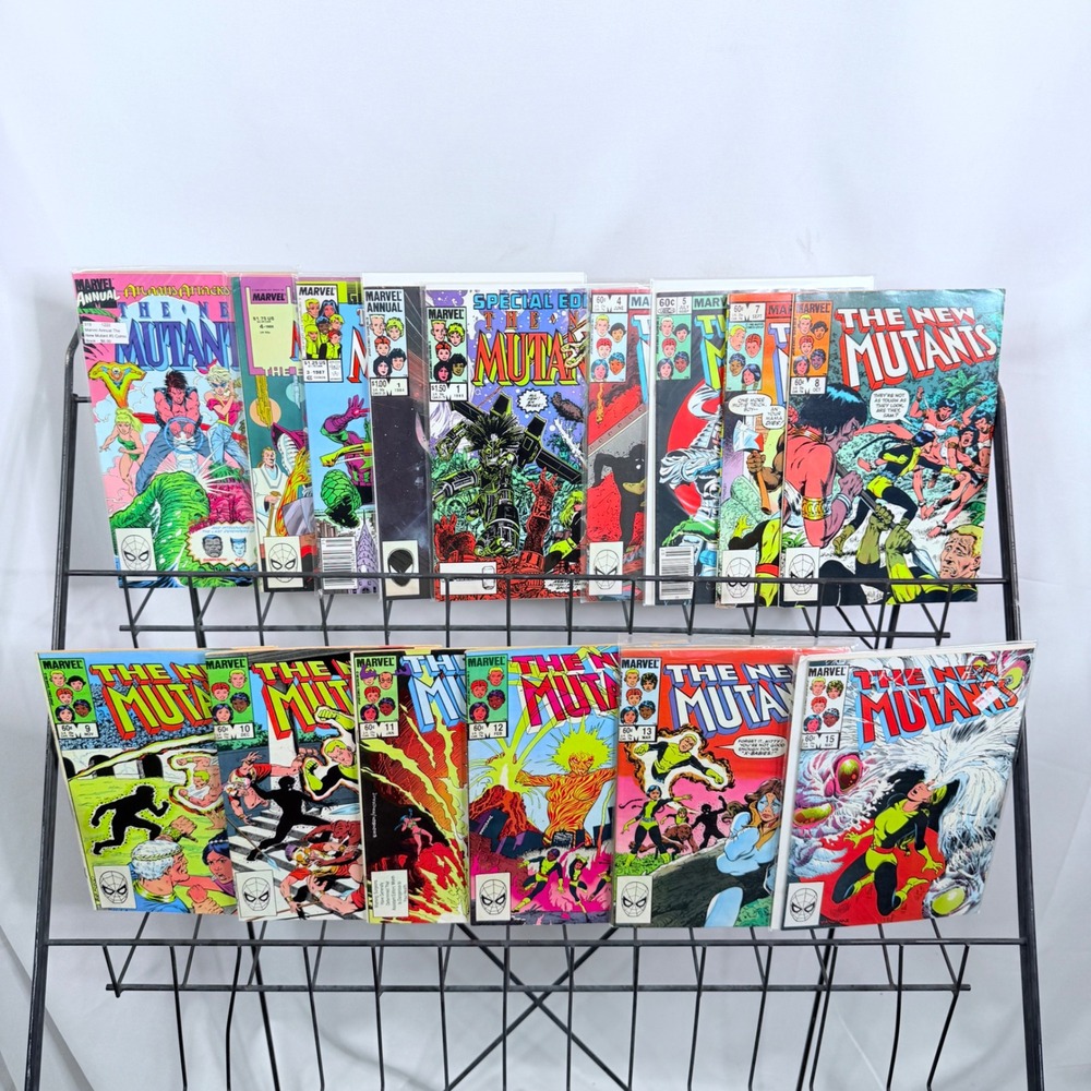 Marvel New Mutants 4-5 7-13 15 & Annuals 1 3-4 Special Ed 1 lot 1st Cypher Magma